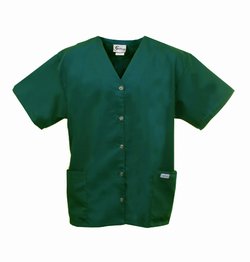 Purchase the 218 Snap Front V-Neck Scrub Top at StellarApparel.  Find other hospital scrub products at StellarApparel.com